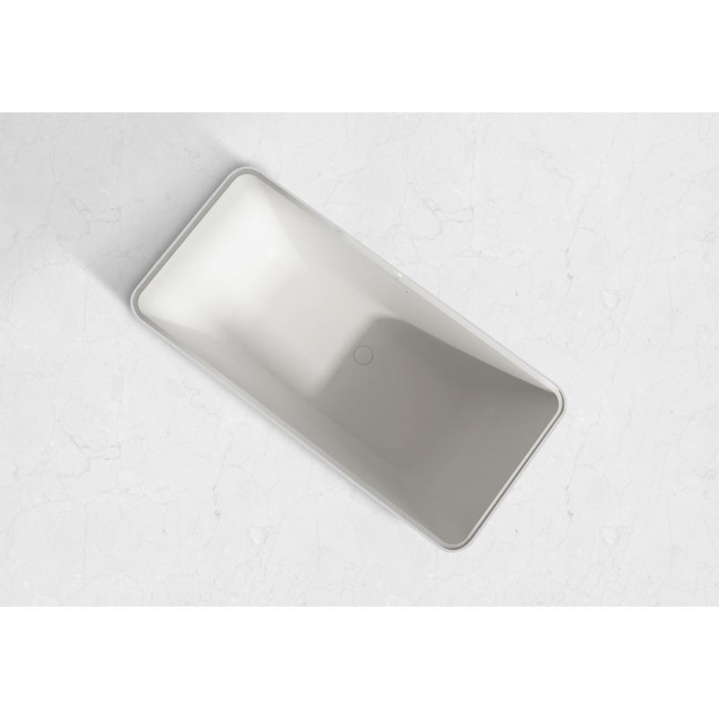 Ванна из искусственного камня ABBER Stein AS9623 белая матовая