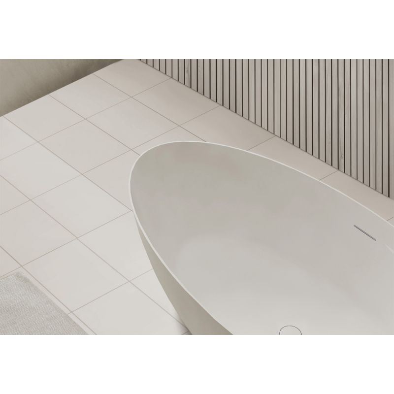 Ванна из искусственного камня ABBER Stein AS9625-1.7 белая матовая