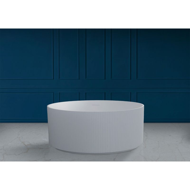 Ванна из искусственного камня ABBER Stein AS9679 белая матовая