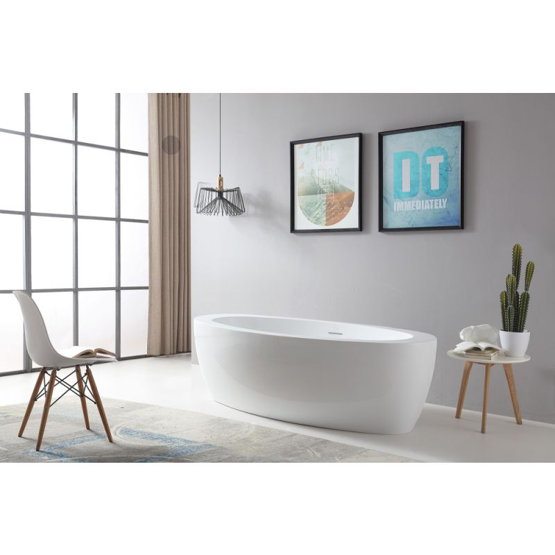 Акриловая ванна ABBER AB9206 белая