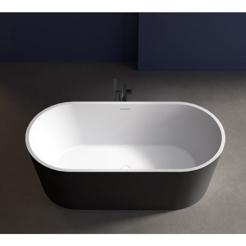 Акриловая ванна ABBER AB9209MB черная матовая