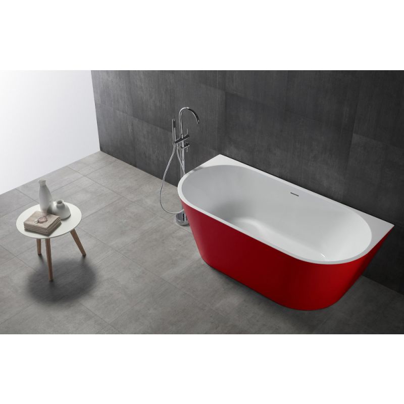Акриловая ванна ABBER AB9216-1.7R красная