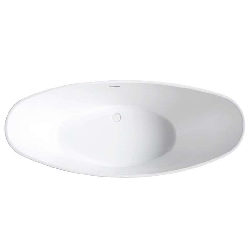 Акриловая ванна ABBER AB9233G серая