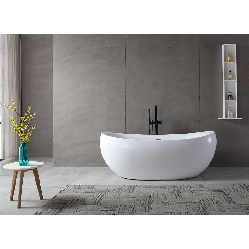 Акриловая ванна ABBER AB9236 белая