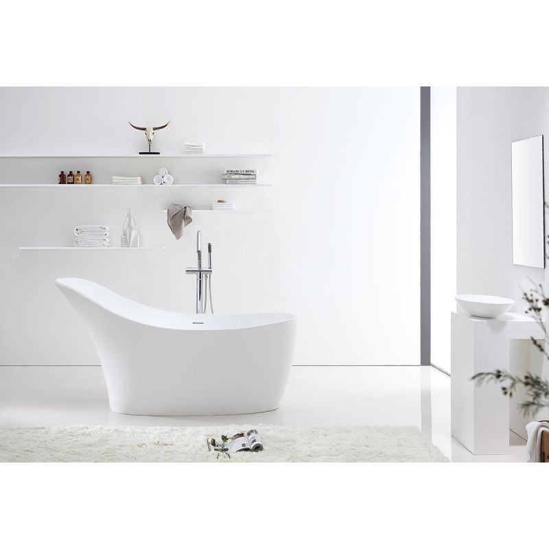 Акриловая ванна ABBER AB9245 белая