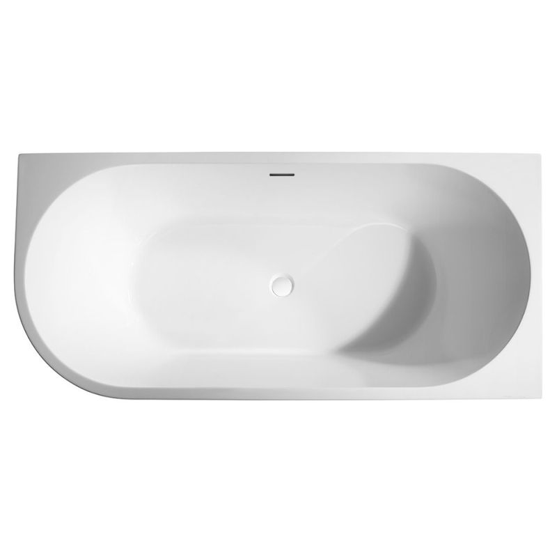 Акриловая ванна ABBER AB9257-1.5 R белая