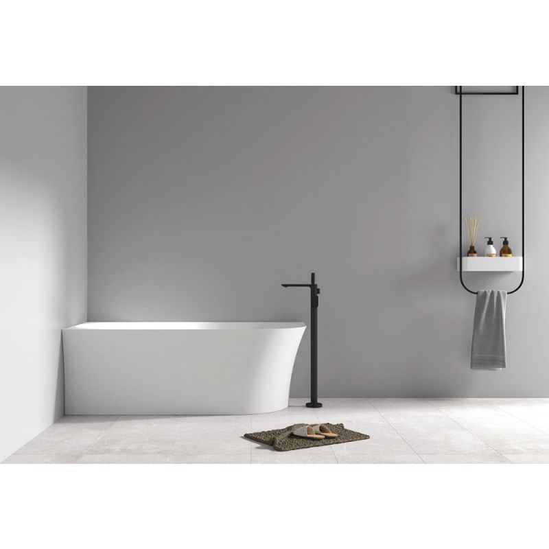 Акриловая ванна ABBER AB9258-1.5 L белая