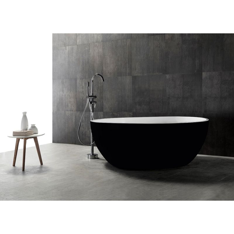 Акриловая ванна ABBER AB9279MB черная матовая