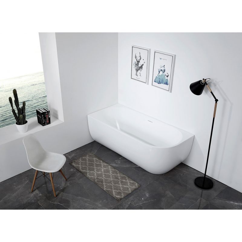 Акриловая ванна ABBER AB9315 L белая