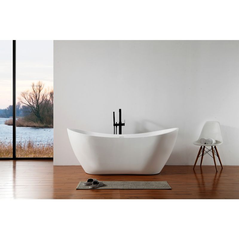 Акриловая ванна ABBER AB9322 белая