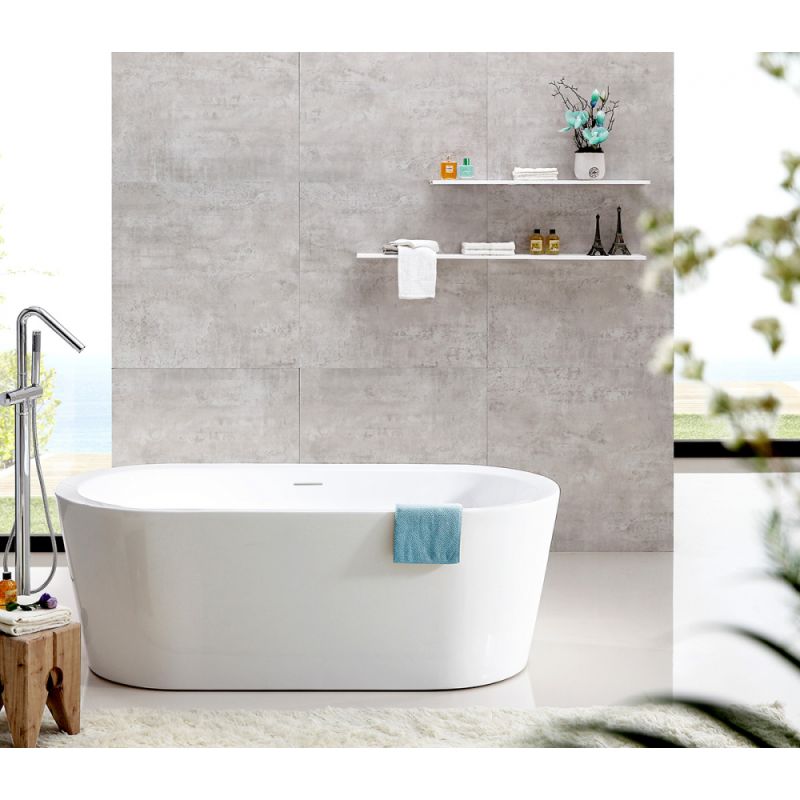 Акриловая ванна ABBER AB9345-1.7 белая