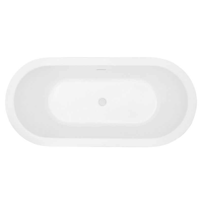 Акриловая ванна ABBER AB9345-1.7 белая