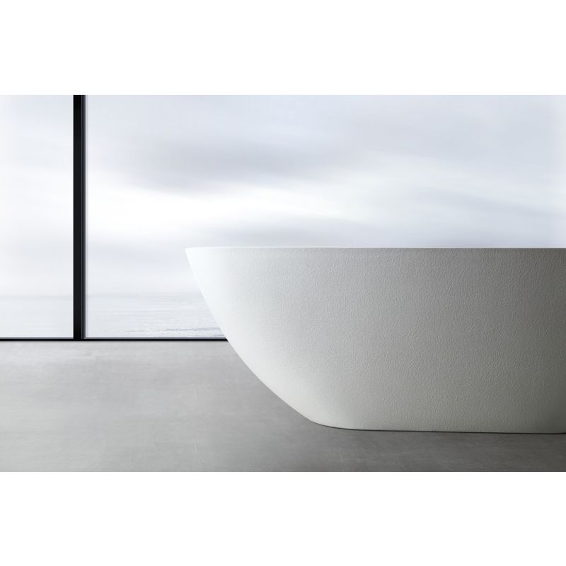 Ванна из искусственного камня ABBER Dortmund AM9911 белая матовая