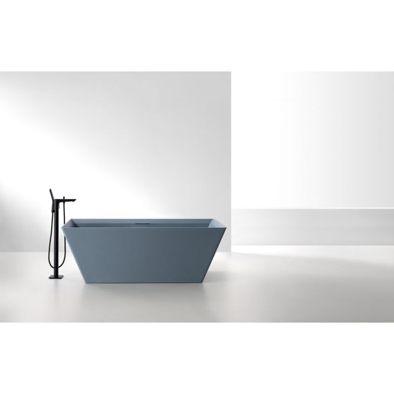 Ванна из искусственного камня ABBER Berlin AM9912G серая матовая