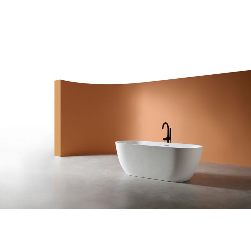 Ванна из искусственного камня ABBER Frankfurt AM9941 белая матовая