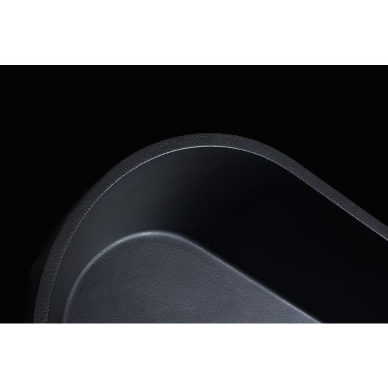 Ванна из искусственного камня ABBER Frankfurt AM9941B черная матовая