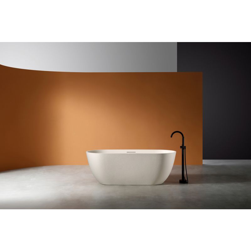 Ванна из искусственного камня ABBER Frankfurt AM9941MBE светло-бежевая матовая