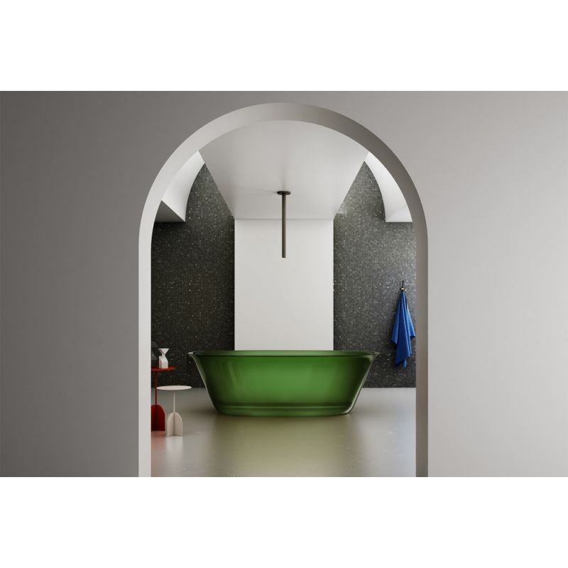 Прозрачная ванна ABBER Kristall AT9707Emerald зеленая