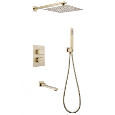 Душевая система Abber Daheim AF8250G, термостат, изл...