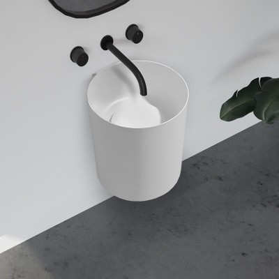 Раковина Abber Stein AS2624, 40 см, подвесная, искус...