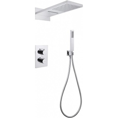 Душевая система Abber Weiss Insel AF8052, термостати...