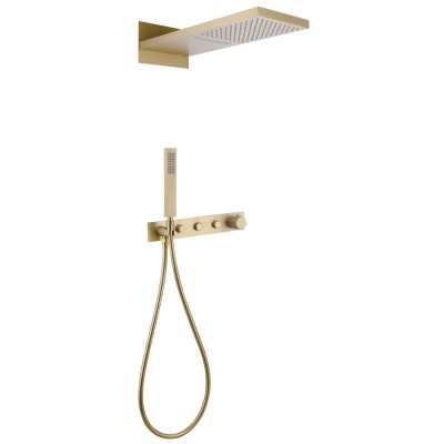 Душевая система Abber Rund AF8752G, термостатическая...