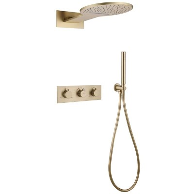 Душевая система Abber Wasser Kreis AF8151G, термоста...