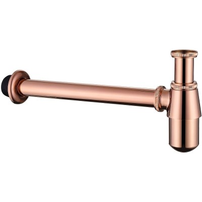 Сифон для раковины Abber, цвет золото розовое, AF0032RG