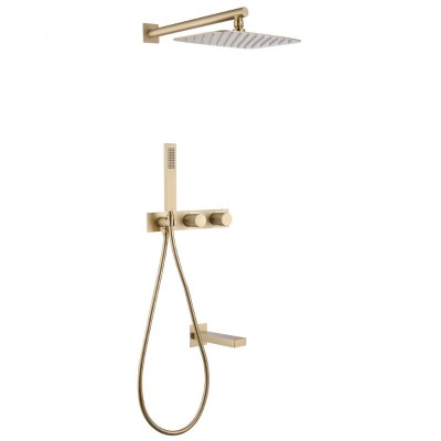 Душевая система Abber Rund AF8750G, термостатическая...