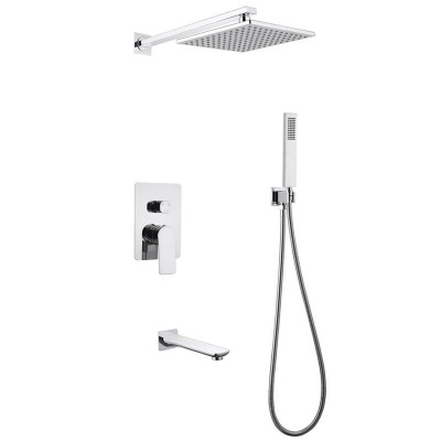 Душевая система Abber Weiss Insel AF8017, излив, вер...