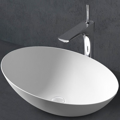 Раковина Abber Stein AS2609, 50 см, накладная, искус...