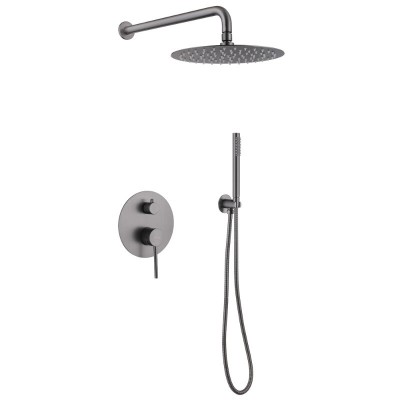 Душевая система Abber Emotion AF8818NG, цвет никель