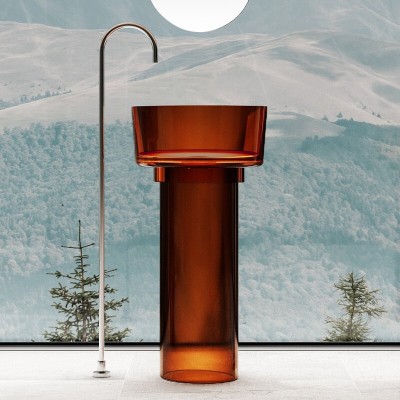 Раковина Abber Kristall AT2702Opal, 45 х 45 см, напо...