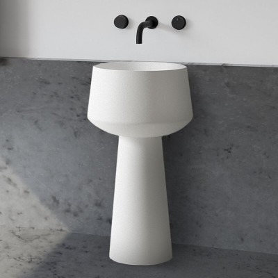 Раковина Abber Stein AS2508, 50 см, напольная, с дон...