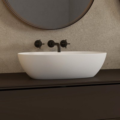 Раковина Abber Stein AS2636, 55 х 38 см, искусственн...