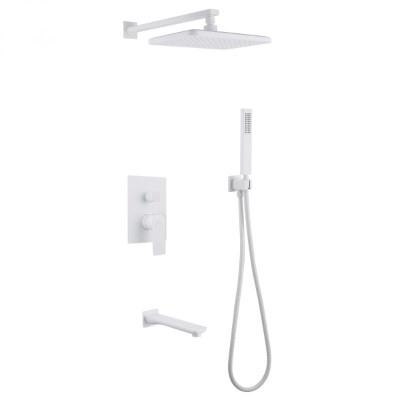 Душевая система Abber Weiss Insel AF8017FW, цвет бел...