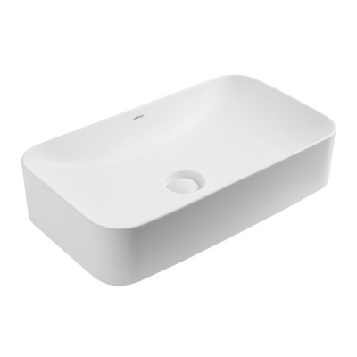 Раковина Abber Rechteck AC2204MW, 60.5 см, фаянс, цв...