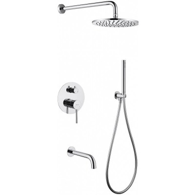 Душевая система Abber Wasser Kreis AF8117, цвет хром