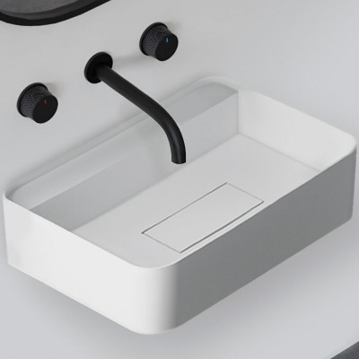 Раковина Abber Stein AS2626, 50 см, подвесная, искус...