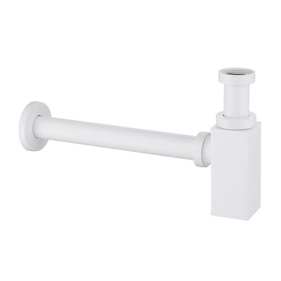 Сифон для раковины Abber AF0031W, белый матовый