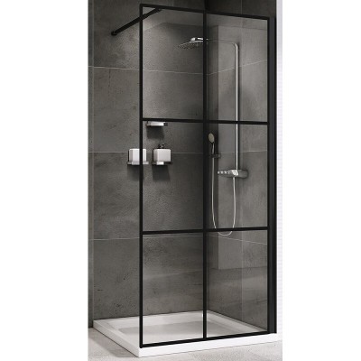 Душевая стенка Abber Immer Offen, 120 см, со свободн...