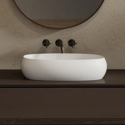 Раковина Abber Stein AS2632, 58 см, искусственный ка...