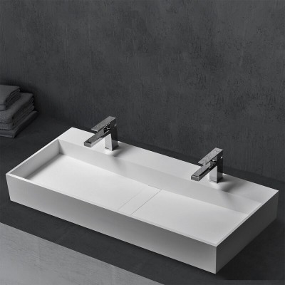 Раковина Abber Stein AS2642, 120 см, накладная, иску...