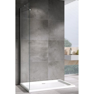 Душевая стенка Abber Zart S71, 70 см, стекло прозрач...
