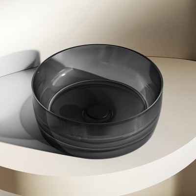 Раковина Abber Kristall AT2804Onyx, 40 х 40 см, накл...