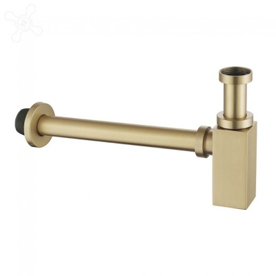 Сифон для раковины Abber, цвет золото матовое, AF0031G