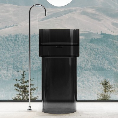 Раковина Abber Kristall AT2701Onyx, 45 х 45 см, напо...