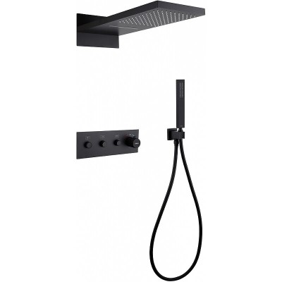 Душевая система Abber Rund AF8752B, термостатическая...