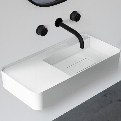 Раковина Abber Stein AS2627-0.8, 80 см, подвесная, и...