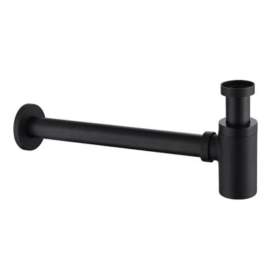 Сифон для раковины Abber, цвет черный матовый, AF0030B